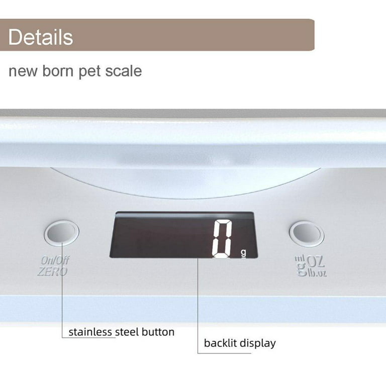 Weight Scale Multifunction Portable Electronic 10kg/1g Digital Small Pet  Cats Dogs Measure Tool Kitchen Scale