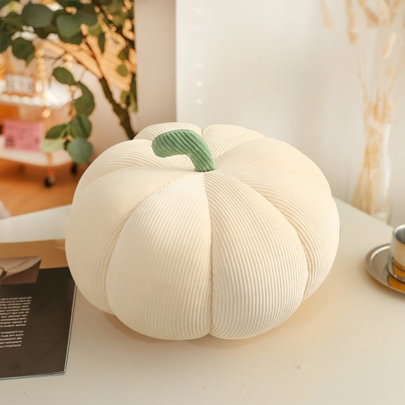 Pumpkin Shaped Throw Pillow, Plush Decorative Cushion, Halloween Thanksgiving Sofa Bed Car Seat Pillow, Soft Nap Pillow, Home Office Party Decor