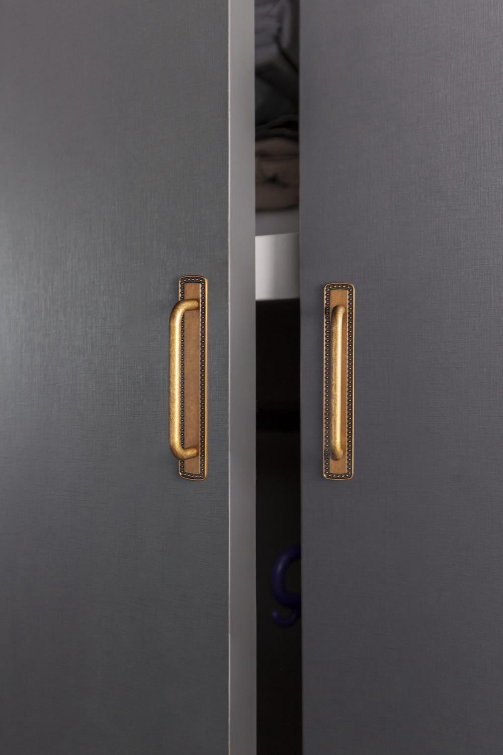 Goo-Ki 4 Pack 5''(128mm) Hole Center Antique Brass Cabinet Pulls with Backplate, Zinc Alloy Minimalist Style Cabinet Handles for Drawer,Dresser,Cupboard Wardrobe Cabinet (2218-g018)