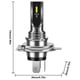 thumbnail image 5 of H4 9003 HB2 Kit de conversión de faros 12V-24V para faros delanteros de automóviles 4800LM 6000K 80W, 5 of 6