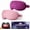 Black & Purple, variant on Blackout Weighted Sleep Mask for Women, 3D Contoured Zero Eye Pressure Eye Mask, Lash-Friendly Deep Eye Cups, Adjustable Slide Buckle Strap, Night Shift Nurse Essentials for Day Sleep & Dorm Naps