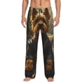 thumbnail image 2 of Picia Forest Creek Cute Dog Mens Soft Woven Cotton Elastic Waistband Sleep Pajama Pant Lounge Sleep Pant With Pockets And Drawstring-X-Large, 2 of 9