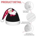 thumbnail image 4 of Salouo Love You Mom for Christmas Hat for Kids Xmas Holiday Hat Santa Hat for Boys & Girls Festive Headwear Accessories Fit for Christmas/ New Year/Holiday/Party, 4 of 6