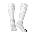 thumbnail image 4 of Balery Heart Rabbit Printed Novelty Socks Men's Women's Crew Socks Sports Socks Knee High Socks Cotton Socks Quirky and Cool Socks, 4 of 9