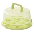 thumbnail image 1 of Caja para Pasteles Soporte para Magdalenas con Tapa Pastel Transparente Caja para Pasteles Transparente Portador con Tapa Asas Soporte para Magdalenas ,B, 1 of 5