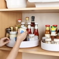 thumbnail image 5 of Bpyeka Storage Rack,Rotating Kitchen Shelf Storage Artifact Desktop Multifunctional Storage Tray Circular Turntable Suitable for Kitchen Bedroom and Other Scenes,Kitchen Decor,Home and Kitchen, 5 of 6