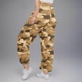 thumbnail image 5 of dazeni Cinch Sweatpants for KidsLoose Casual Camo Fleece Drawstring Joggers Elastic Waisted Athletic Pants with Pockets for Teen Khaki, 5 of 6