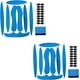 thumbnail image 1 of piezas-azul-27 piezas de casco de espuma de repuesto universal, almohadilla para casco de bicicleta, forrado con casco protector, absorbente de sudor, 1 of 5