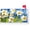 Narcissus Floral, variant on USA Patriotic Butterfly Pansies Floral July 4th Mailbox Cover with Magnetic Strip Memorial Day Mailbox Wraps Post Letter Box Cover Standard Size 21" X 18" for Garden Outdoor Yard Decor