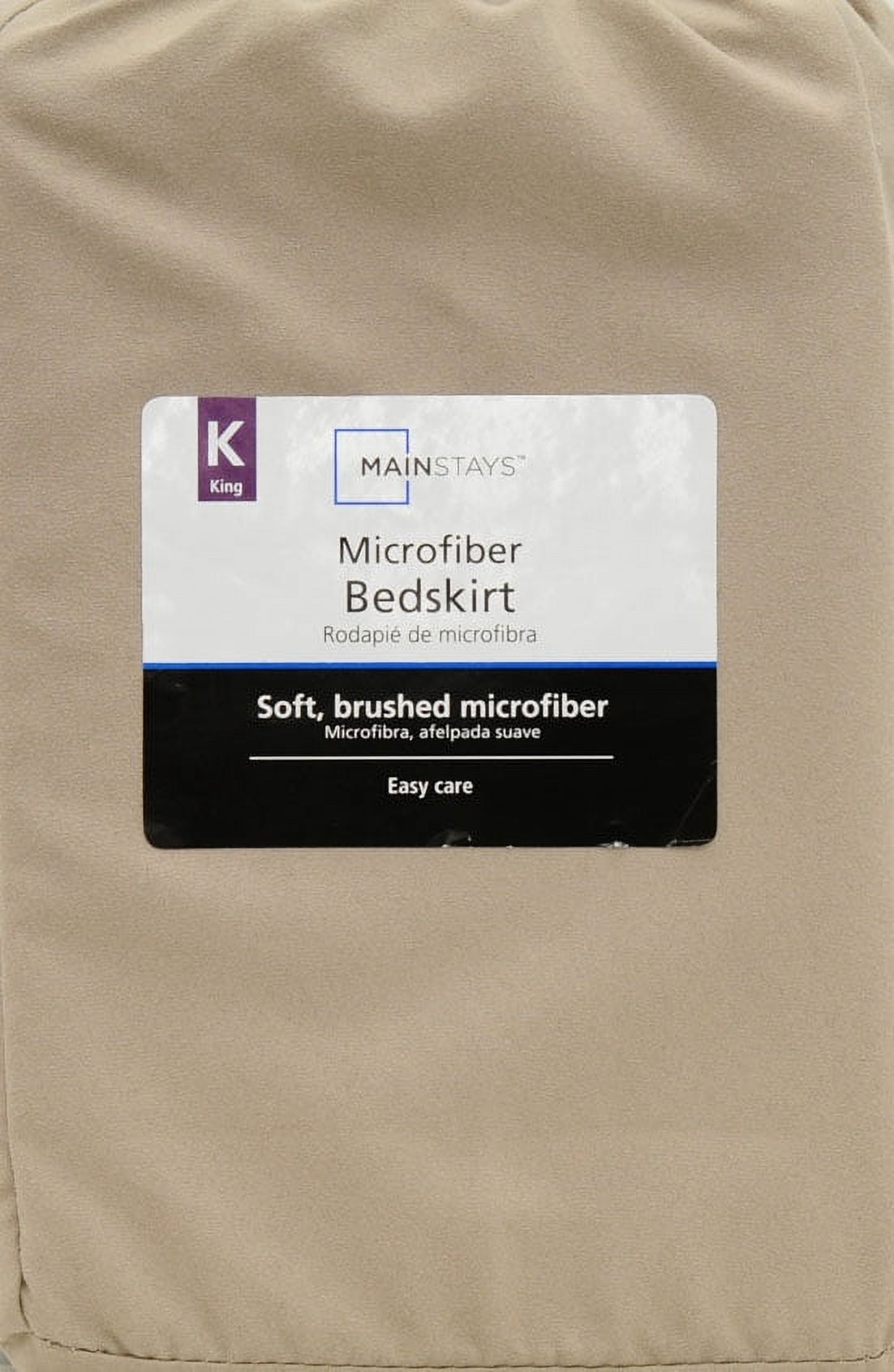 Mainstays Bed Skirt Collection, Beige