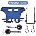 thumbnail image 2 of Wheelchair For Cat Disabled Big Puppy Hind Limb Booster Pet Cart Cat Dog General Rehabilitation Auxiliary Exercise Hind Leg Bra ShopWise Round, 2 of 6