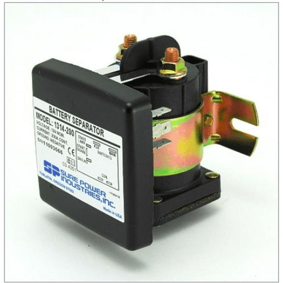 Sure Power 1314-200 Battery Separator 12V W AUX start 200amp