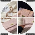 thumbnail image 3 of Women Genuine Leather Shoulder Bag Ladies Fashion Clutch Purses Quilted Crossbody, 3 of 6