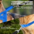 thumbnail image 5 of MASBRILL Reflective Dog Harness No Pull No Choking with Handle, Breathable Mesh Padded Dog Chest Adjustable Dog Harness Blue, 5 of 7