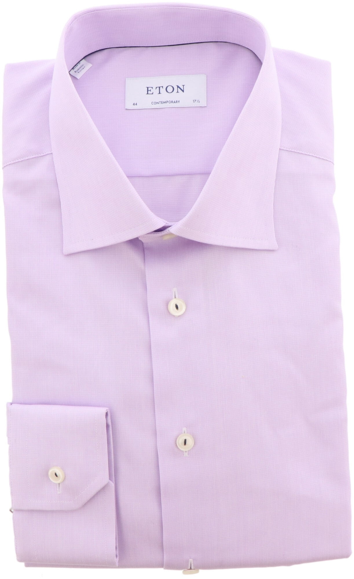 Eton Men's Purple Contemporary Fit 