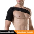 thumbnail image 3 of Baweave 1pc Shoulder Brace Sleeve Shoulder Cuff with Compression Pad Adjustable Breathable Neoprene Shoulder Support Brace for Right & Left Shoulder, 3 of 7