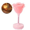 thumbnail image 3 of Rose Night Light Brillo De Tres Niveles Ajustable Multiusos Linda Lámpara De Escritorio Exquisita Lámpara De Noche Decorativa Para El Hogar Sala De Estar Dormitorio Moyic HA020772-00, 3 of 7