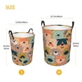 thumbnail image 5 of Kll Colorful Dogs Waterproof Foldable Laundry Hamper Bucket With Handles For Storage Bin,Kids Room,Home Organizer (Small), 5 of 8