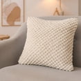 thumbnail image 2 of Coussin Texturé Tissé à la Main en Coton Blanc - Ensemble de 2, 2 of 4