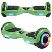 SISIGAD Hoverboard 6.5 In. Two Wheel Self Balancing Hoverboard with Bluetooth and LED Lights Electric Scooter Child UL 2272 Certified, 1 Piece