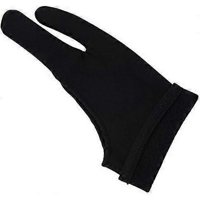Padded Artist Gloves Tablet Drawing Gloves for Drawing Tablets, Art Creation and iPad Pro Pencils, Black