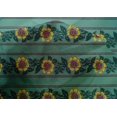 thumbnail image 4 of oneOone Cotton Silk Fabric Leaves & Floral Block Printed Craft Fabric BTY 42 Inch Wide, 4 of 4