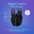 thumbnail image 3 of Logitech - G335 Wired Gaming Headset for PC, PS5, PS4, Xbox One, Xbox Series X|S, Nintendo Switch - Black, 3 of 5