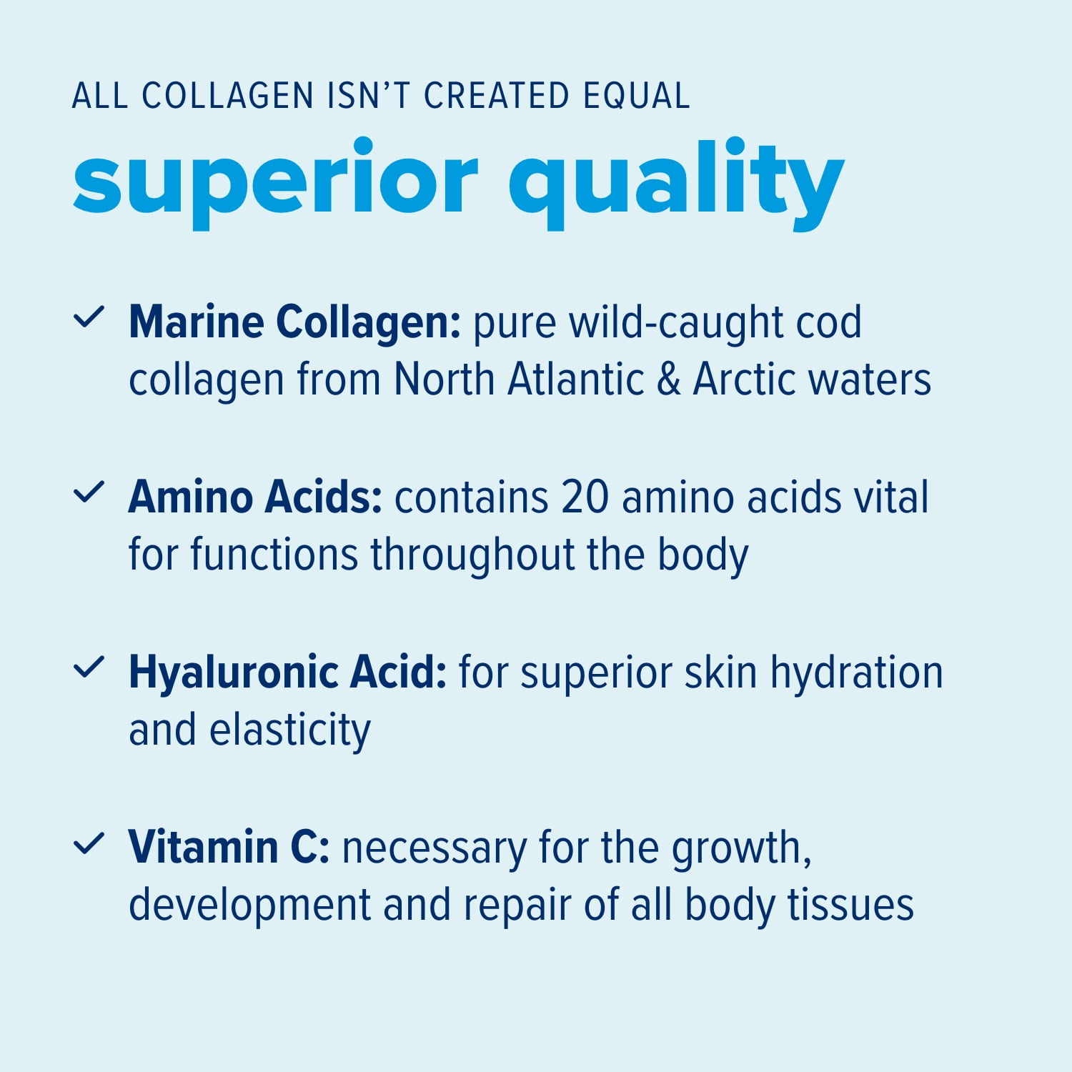 Just Bjorn Marine Collagen Peptides Powder for Women & Men - Skin, Hair, Nail and Joint Support - Hyaluronic Acid, Vitamin C, Amino Acids - Unflavored (45 Servings / 17.3 Ounce)