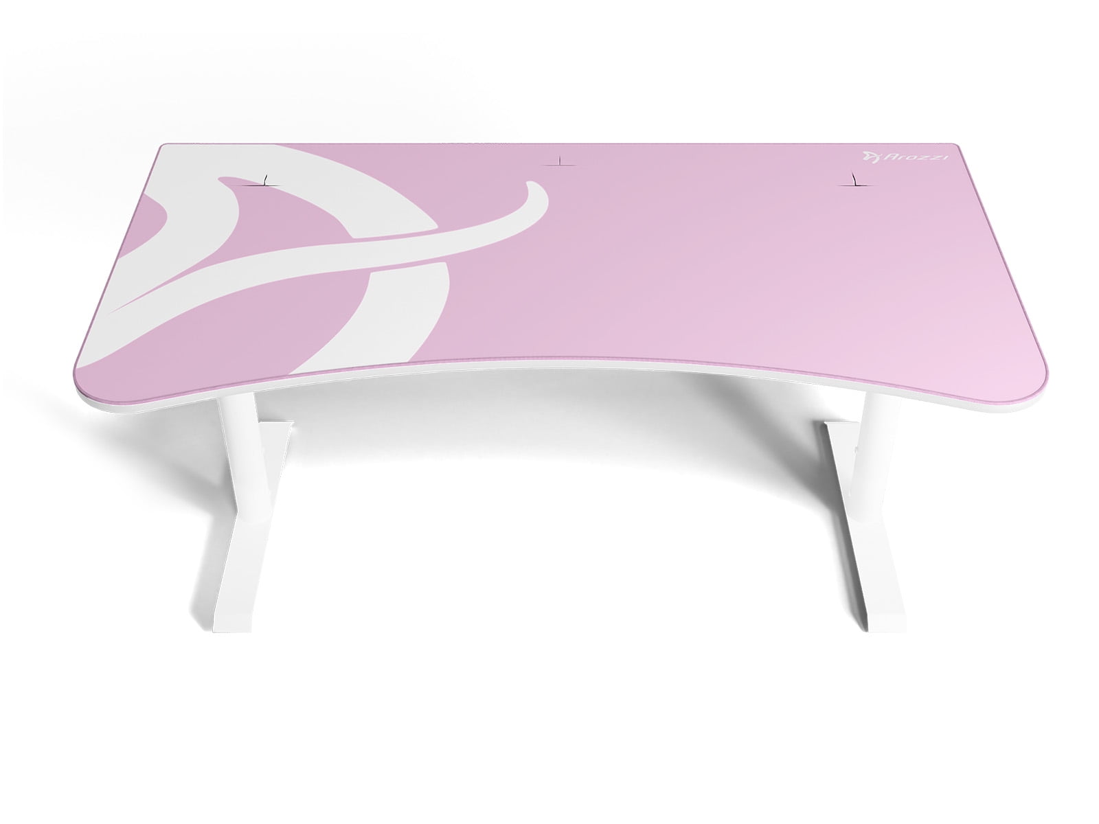 Arozzi Arena Gaming Desk - White Pink