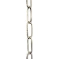 thumbnail image 2 of RCH Hardware CH-S62-40-PN-10 Steel Chandelier Chain, Polished Nickel (10 Feet) U45 Polished Nickel, 2 of 3