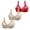 F, variant on Gkeoshab Women's Bras 3PC Women's Plus Size DEF Cup Lace Mesh Bras Breathable Full Coverage Bra C 90D