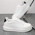 thumbnail image 5 of Men'S Stylish Athletic Shoes, Casual Street Style, Solid Color,  Ideal for Running, Hiking, And Everyday Wear Suitable for All Seasons, Low-Top, Round Toe, Lace-Up,, 5 of 8