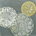 thumbnail image 2 of Meagher, Megan 20x20 Gold Ornate Wood Framed with Double Matting Museum Art Print Titled - Circular Memories I, 2 of 4