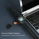 thumbnail image 1 of Kuymtek Cargador de reloj magnético inalámbrico para Fitbit Versa 3/Sense Stand (USB negro), 1 of 9