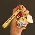 thumbnail image 5 of TAKARA TOMY-llavero de Pokémon Pikachu, figura de Anime, Charmander, Psyduck, Snorlax, Squirtle, muñecas, juguetes, bolsa, colgante, regalos para niños, 5 of 5