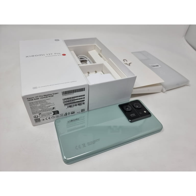 Xiaomi 13T PRO 5G 1TB 1024GB 16GB RAM Dual Sim Global Model GSM Factory  Unlocked (Meadow Green)