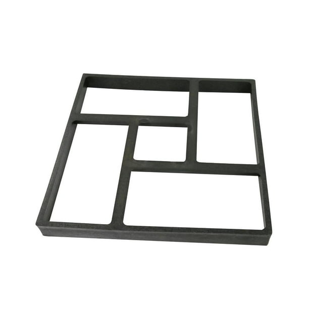 Square Walk Maker Plastic Floor Mold Garden Paving Mold Family DIY Mold