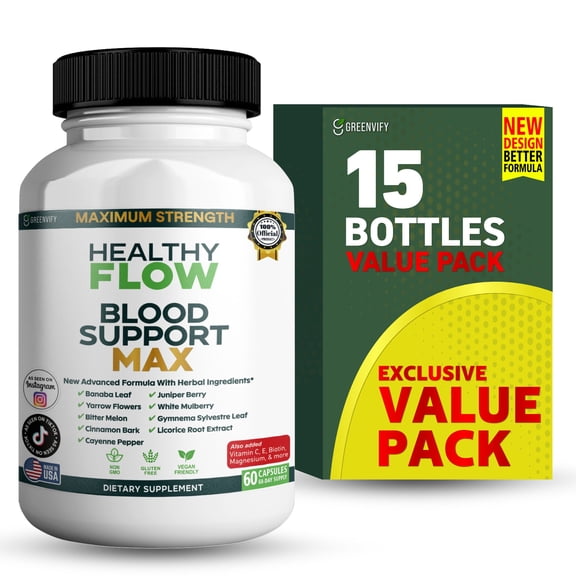 GreenVify Healthy Flow Blood Support Max