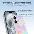 thumbnail image 3 of Funda de TPU Tie Dye para iPhone 16: ultrafina, a prueba de golpes, antiamarilleo, resistente a arañazos, compatible con carga inalámbrica, agarre mejorado, estilo transparente., 3 of 7