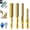 *B, variant on 2-in-1 Hexagonal Shank Brazing Dry Drilling Specialized Hole Opener Diamond Core Drill Set Multi Material Cutting Tool Hex Drive Design for Tile Glass Marble Metal Drilling Kit 6/8/10/12mm(*B)