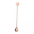 thumbnail image 1 of Cuchara mezcladora,Cucharas mezcladoras para bebidas,café,bar y cócteles,Agitadores de mezcla retorcidos Cuchara Tenedor Punta Coctelera,Varilla agitadora de cocina redonda con mango, 1 of 8