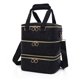 thumbnail image 3 of Bolsa organizadora de esmaltes de uñas, bolsa de maquillaje, correa para el hombro, estuche de transporte multiusos Negro, 3 of 9