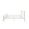 thumbnail image 4 of Queen Size Unique Flower Sturdy System Metal Bed Frame with Headboard and Footboard, 4 of 9