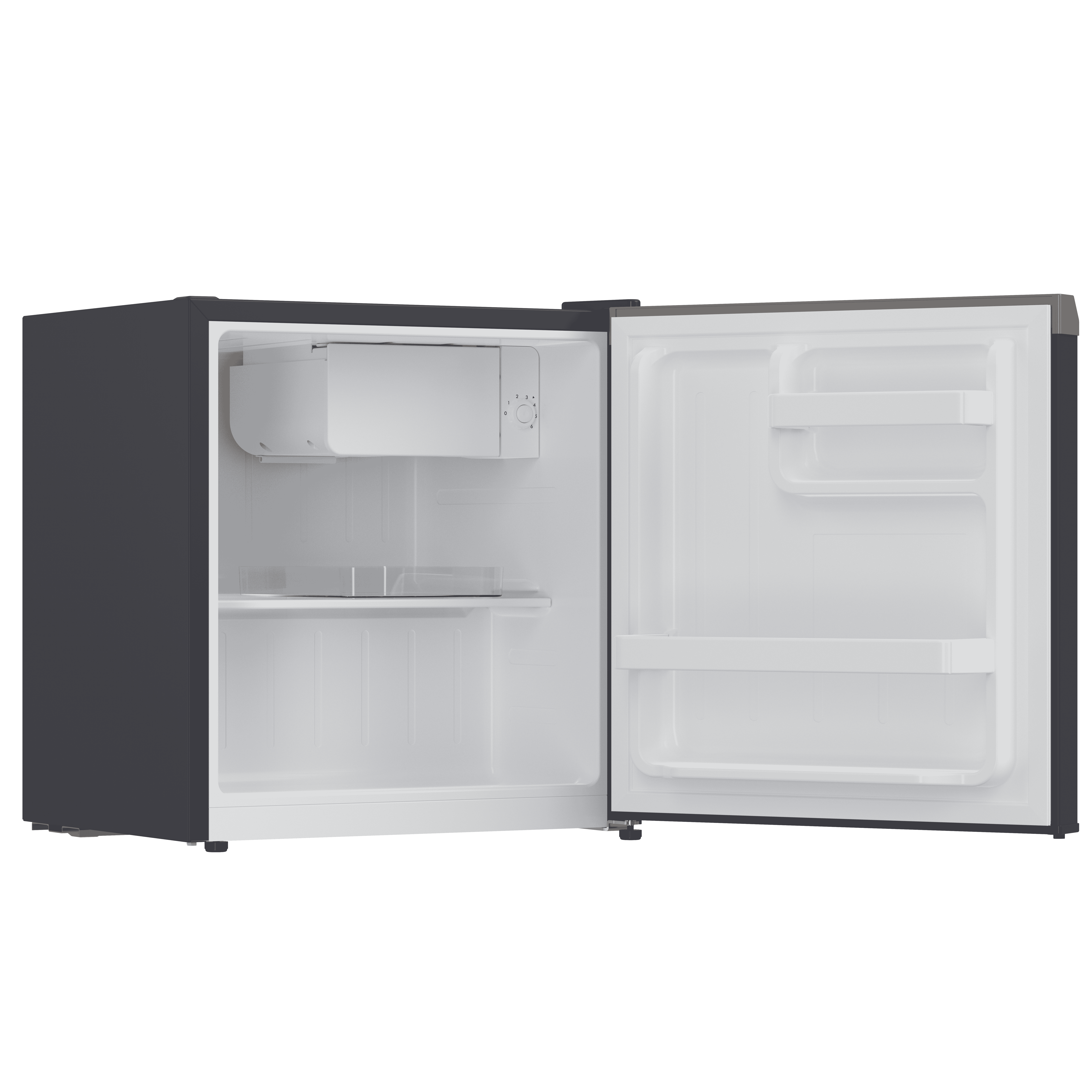 Frigidaire 1.6 Cu. ft. Compact Refrigerator with Chiller Compartment, Mini Fridge for Bedroom, Dorm, Office, Small Beverage Refrigerator, Slate