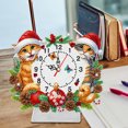 thumbnail image 3 of Reloj Adornos Colgantes Artesanía Acrílico Forma Especial Navidad Cardenal La Sala Estar, 3 of 9