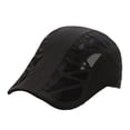 thumbnail image 3 of 2 uds visera de malla para hombre adulto verano correr tenis protección solar al aire libre, vendedor de periódicos de viaje, pesca ajustable informal sombrero de Salvador Dali Sombrero al aire libre, 3 of 10