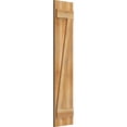 thumbnail image 2 of 10 3/4"W x 50"H Timbercraft Two 5 3/8" Boards Joined Board-n-Batten Shutters w/Z-Bar, Rough Sawn Western Red Cedar (Per Pair), 2 of 13