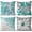 Teal and Gray, variant on Teal Pillow Covers 20x20 Set of 4 Teal Decorative Throw Pillow Cover for Couch Modern Daisy Pillows Case for Living Room Cushion Bed Outdoor Home Decor