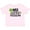 AD-Pink, variant on St. Patrick's Day Wee Little Hooligan with Clovers Boys or Girls Toddler T-Shirt