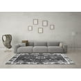 thumbnail image 3 of Ahgly Company Indoor Square Abstract Gray Modern Area Rugs, 3' Square, 3 of 4
